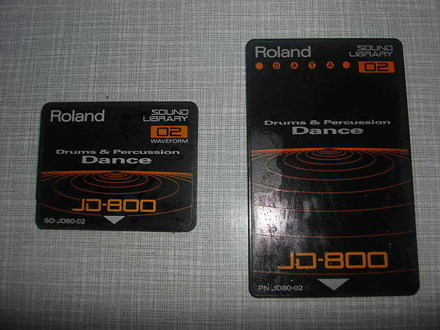 Roland Cards Drums & Perc. Dance JD 800 990 JD800 JD990 image 1