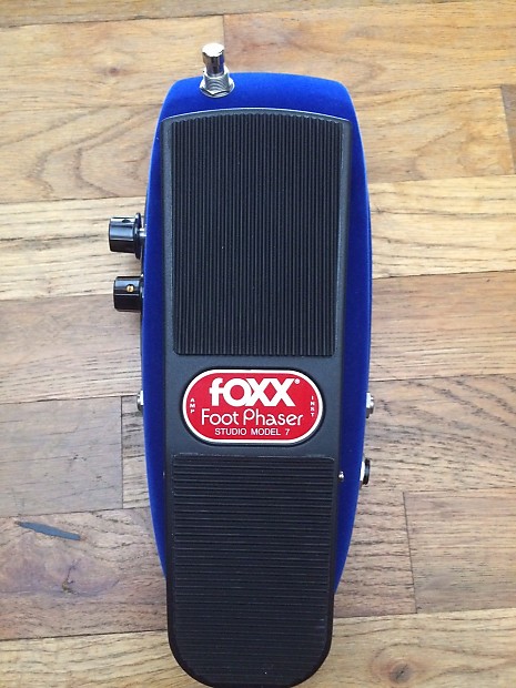 Foxx Foot Phaser Studio Model 7 2006 Blue/Black | Reverb