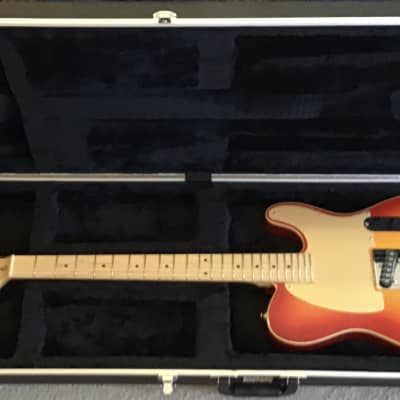 Custom Assembled Baritone Esquire/Tele Type Guitar 2019 Cherry Sunburst image 7