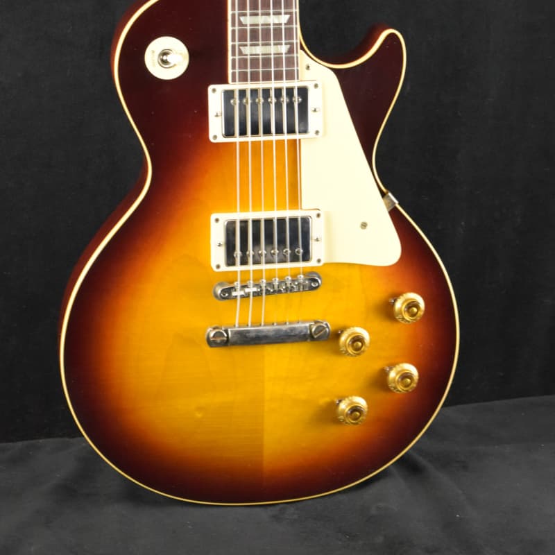Photos - Guitar Gibson Murphy Lab 1958 Les Paul Standard Bourbon Burst Ultra L... Bourbon 