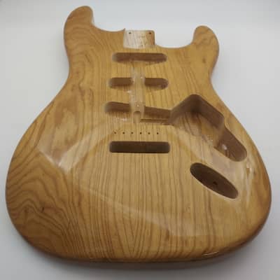4lbs 2oz BloomDoom Nitro Lacquer Aged Relic Natural S-Style Vintage Custom Guitar Body image 2