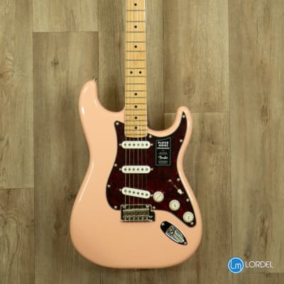 Fender player stratocaster shell pink maple neck image 2