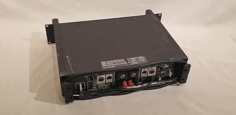 松下通信 RAMSA 100W+100Wパワーアンプ WP-9110 (動作品） RAMSA / Panasonic WP-9110 Dual Channel Power Amplifier 2-Ch