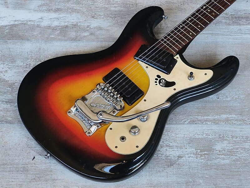1960's Morales Japan (Mosrite) Ventures Offset Guitar (Vintage Sunburst) image 1