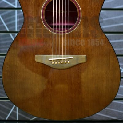Yamaha STORIA III Concert Chocolate Brown Electro Acoustic Guitar image 1