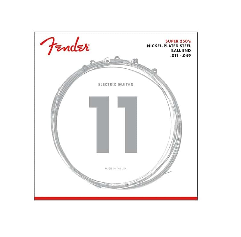 Fender® Super 250's Nickel-Plated Steel Strings - 11-49 image 1