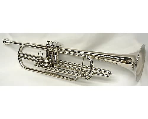Schiller American Heritage Bass Trumpet Nickel Plated image 1
