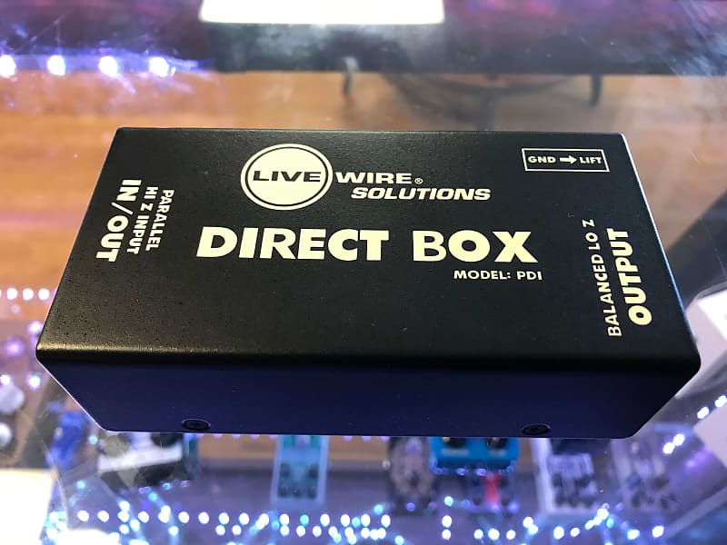 Live Wire Solutions Direct Box PDI Reverb