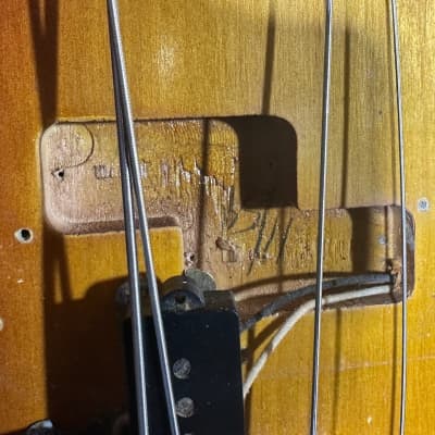 Fender Precision Bass 1958 - a beautiful all original 3-tone Sunburst example w/a Gold'gard ! image 19