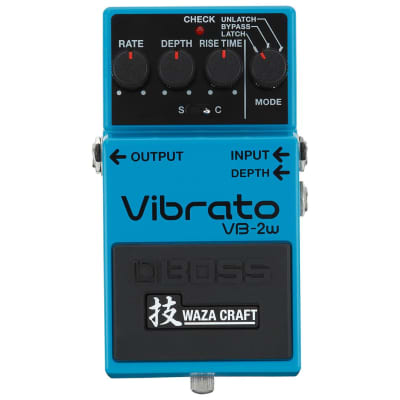 Reverb.com listing, price, conditions, and images for boss-vb-2w-vibrato-waza-craft
