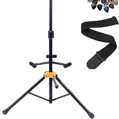 GS432 - Hercules Auto Grip Triple Guitar Stand - Sight & Sound Fort Frances