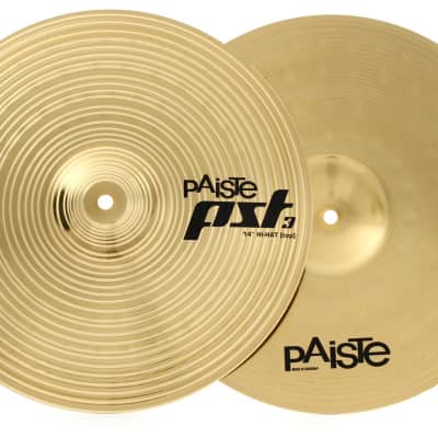 Paiste 14 inch PST 3 Hi-hat Cymbals image 1