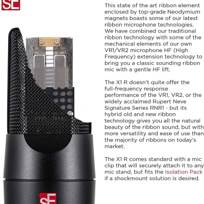 sE Electronics X1R Passive Ribbon Microphone image 4