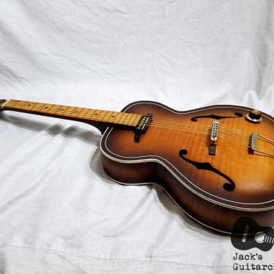 Kay/Harmony N-3 Player-Grade "The Gutbucket" Archtop w/ Goldfoil Pickup (1950s, Antique Burst) image 16