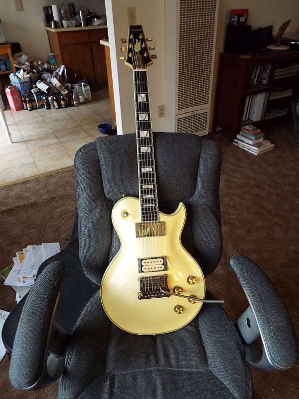 Aria Pro II PE Supra 1985, aged pearl white, MIJ Japan, | Reverb