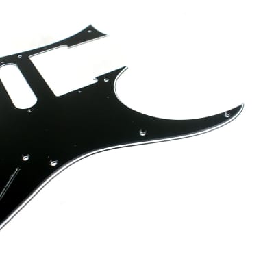 Custom Guitar Pickguard for Ibanez RG 350 DX ,3ply BLACK image 5