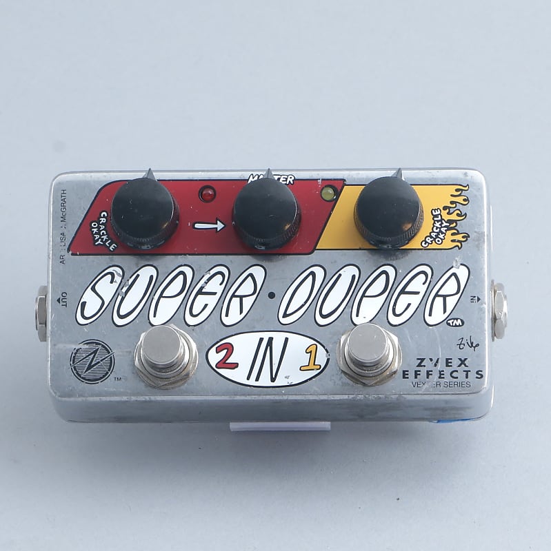 Zvex Super Duper 2 in 1 Boost Guitar Effects Pedal P-25712
