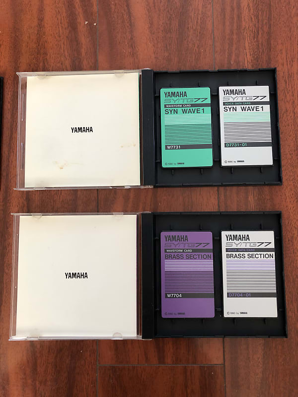 Yamaha SY77 / TG77 Double ROM Card Sets - Lot of 6