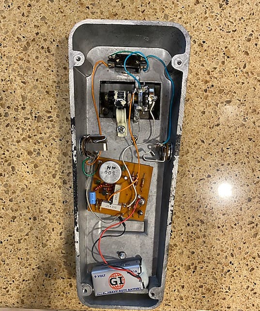 Vintage Jen Cry Baby Film Can Wah Pedal 1970's Model 310.001