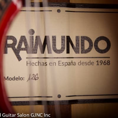 Raimundo Flamenco Guitar Model 126 image 19