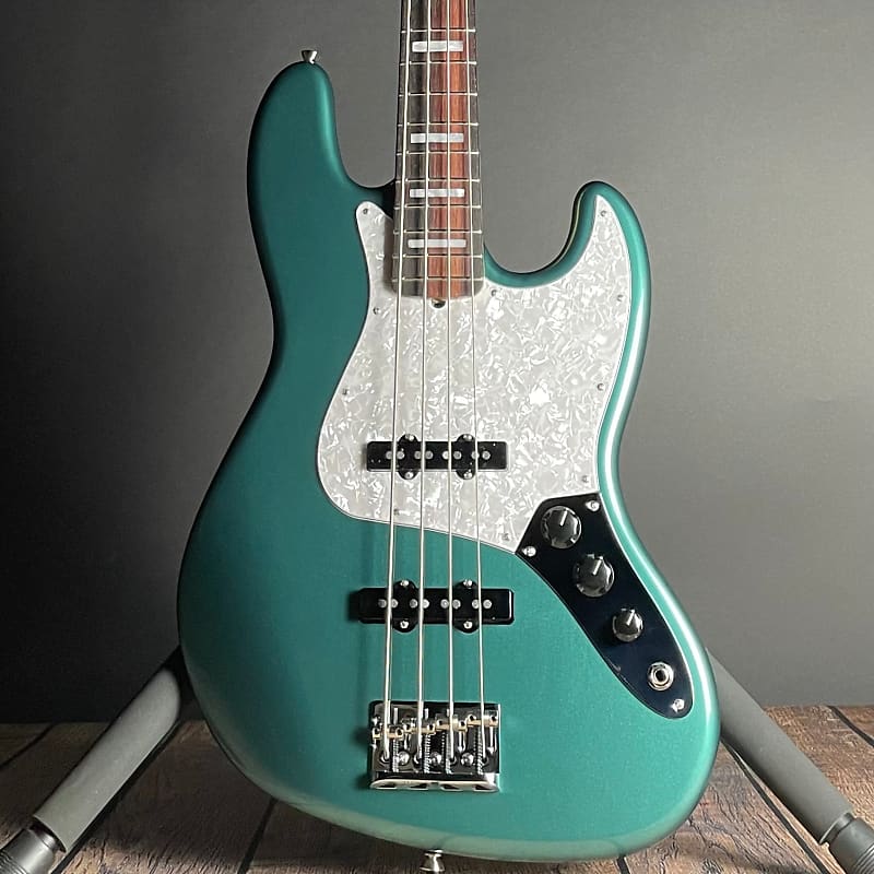 Fender Adam Clayton Jazz Bass, Rosewood- Sherwood Green Metallic (US23109798) image 1