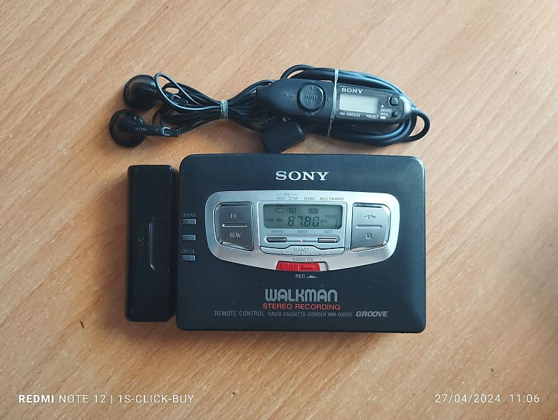 Sony cassette walkman radio cassette player WM-GX655 Working