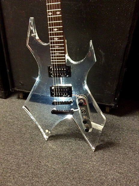 B.C. Rich Warlock Ice Acrylic Clear Reverb