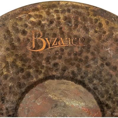 Meinl Byzance Extra Dry  B15EDMTH 15" Medium Thin Hihat, pair (w/ Video Demo) image 7