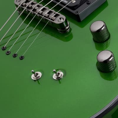 Schecter Kenny Hickey Signature C-1 EX S Steele Green image 5