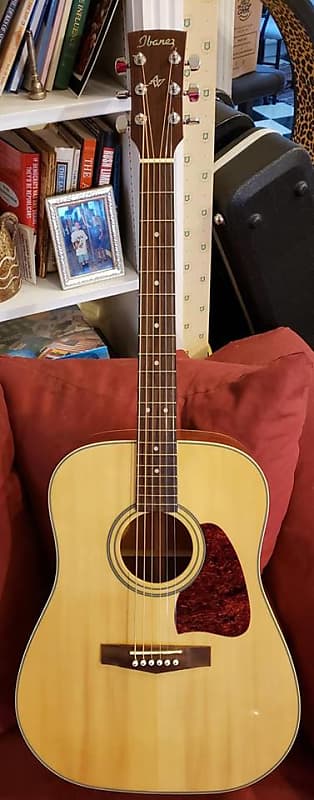 Ibanez Artwood AW10 Solid Spruce Top Acoustic Guitar | Reverb