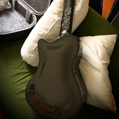 Emerald  Custom 9-String Fanned Fret Carbon Fiber Acoustic Guitar 2016 Custom Artwork image 6