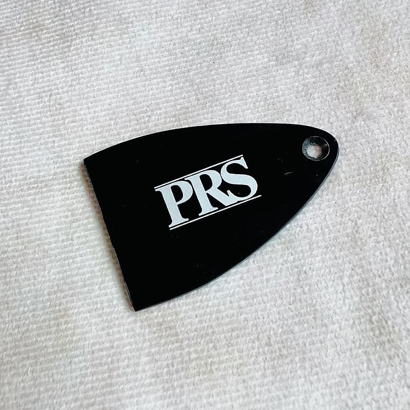 PRS Logo Truss Rod Cover - Black | Reverb