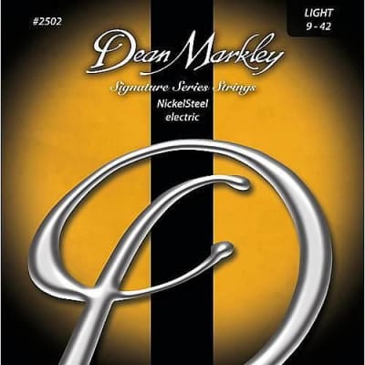 Dean Markley Signature Series Nickelsteel 2502 - corde per chitarra elettrica 9-42 for sale