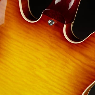 Gibson Custom Shop PSL '64 ES-335 Figured Reissue Gloss Golden Poppy Burst image 11