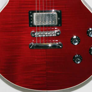 1998 Guild Bluesbird, Crimson Transparent, Flame Top! image 3