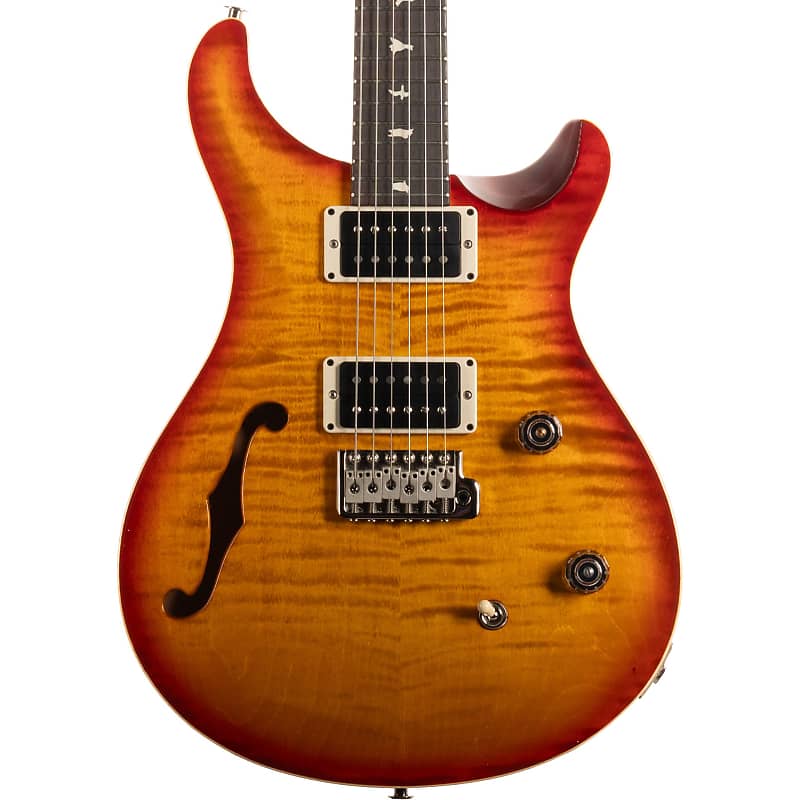 PRS CE 24 Semi Hollow Electric Guitar - Dark Cherry Sunburst image 1