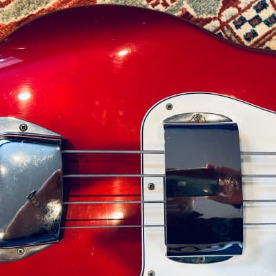 Fender Precision Bass 1966 Candy Apple Red image 6