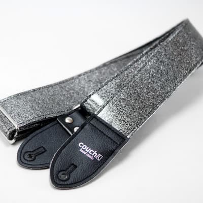 The None More Black Luggage Guitar Strap