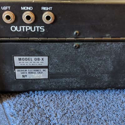 Oberheim OB-X Analog Synthesizer || Rev 1 || 8 voice || Encore MIDI || Vintage 1978 || Made in USA || OBX image 15
