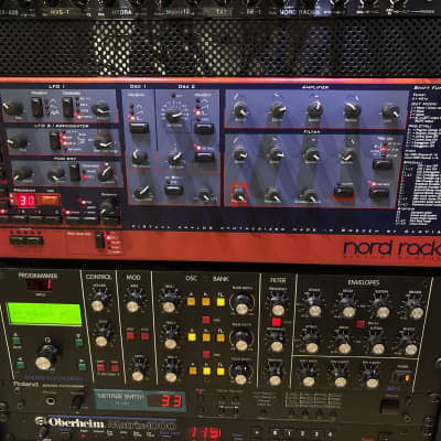 THE Nord Rack virtual analog desktop rack mount synth with custom rack ears