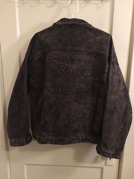 RARE Marshall Amplification Denim Jacket Reverb