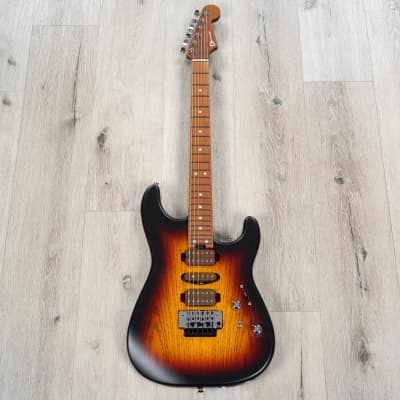 Charvel Guthrie Govan MJ San Dimas SD24 CM Guitar, Maple, Three-Tone Sunburst image 3