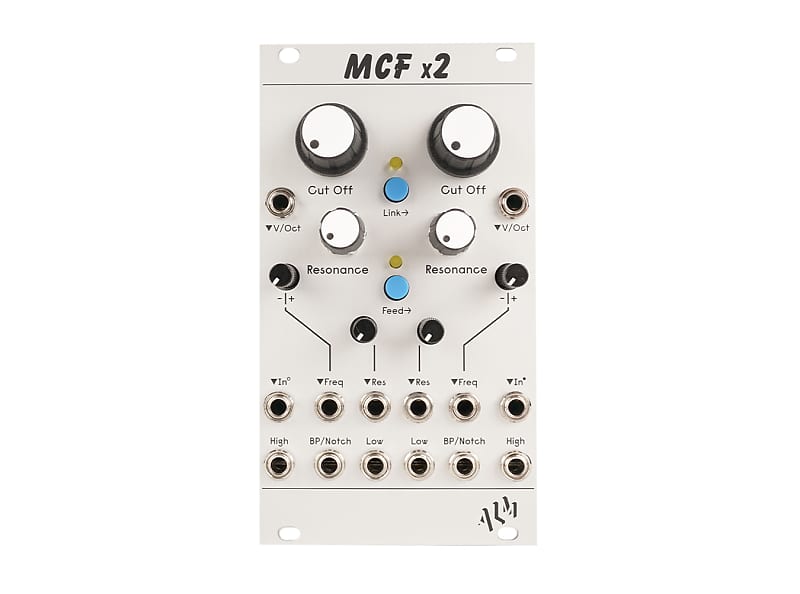 ALM/Busy Circuits ALM030 MCFx2 Dual State Variable Filter Eurorack Synth Module image 1