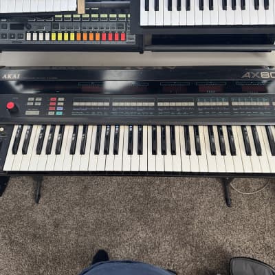 Akai AX80 Synthesizer 1980s - Black