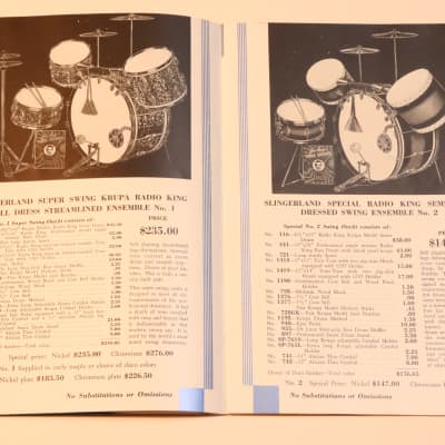 Slingerland Drum Catalog - 1939 image 10