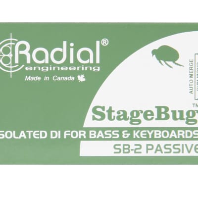 Radial Engineering STAGEBUG-SB2 StageBug SB-2 Compact Passive DI for Instruments image 5