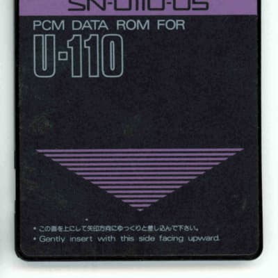 Two Roland SN-U110-05 & SN-110-13 • Orchestral Strings & Super Strings• PCM DATA ROM Sample Library Card for the U-110, U-20, U-220 & more