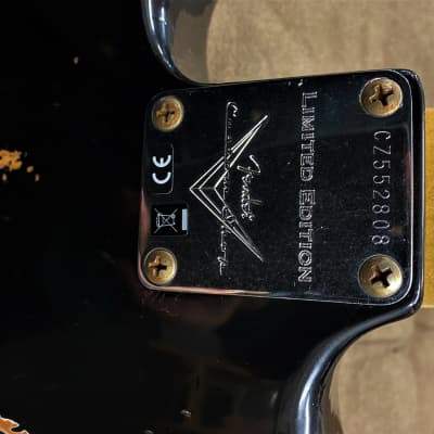 Fender Fender Stratocaster Relic LTD ED Custom “Show” Build 2021 1968 Aged Black image 23