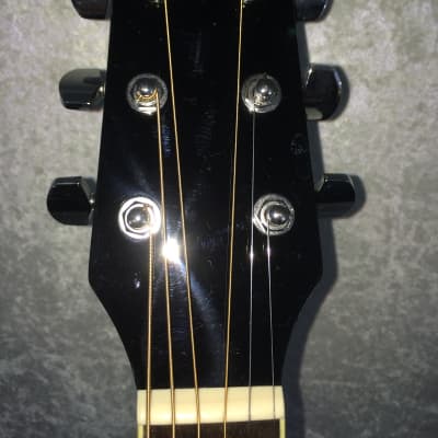 Washburn EA9 Acoustic/Electric Guitar – Ebony image 4