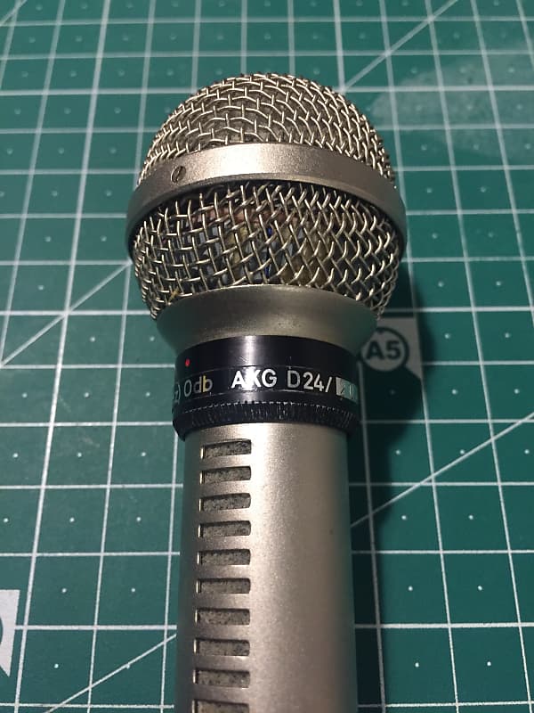 Vintage AKG D24 Frank Sinatra microphone with full spectrum sound, same as  D19 | Reverb